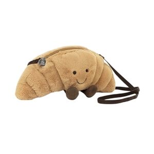 Jellycat Croissant Bag Soft and Plush 6x11" BNWT Authentic